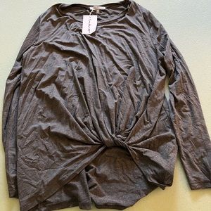 Emma’s Closet Gray Jersey Top